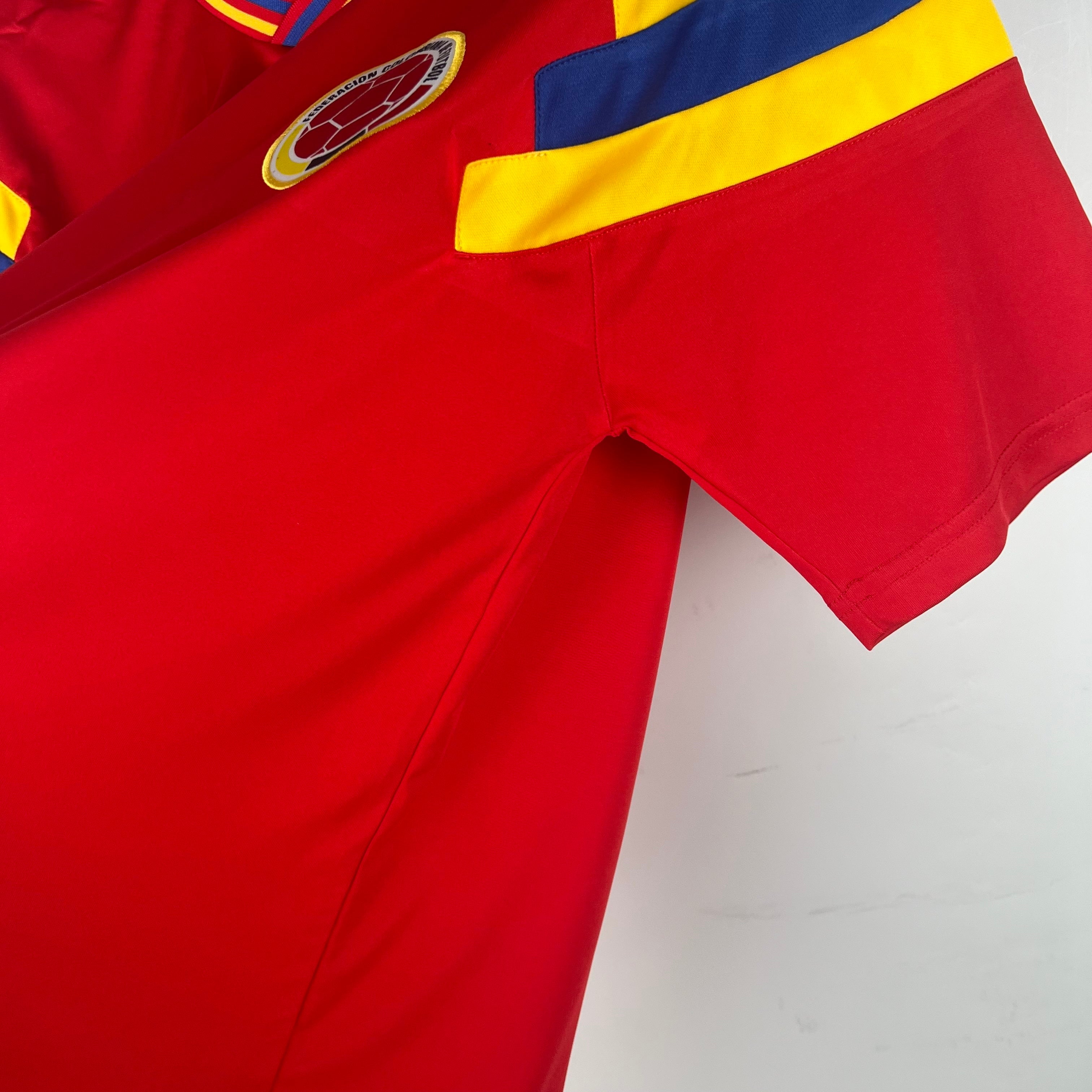 Camiseta Colombia Retro 90 Visitante Roja