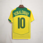 Camiseta Brasil Local 2004 – Ronaldinho #10