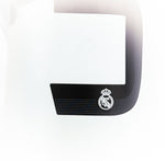 Real Madrid Local 25/26 con parches de la UCL